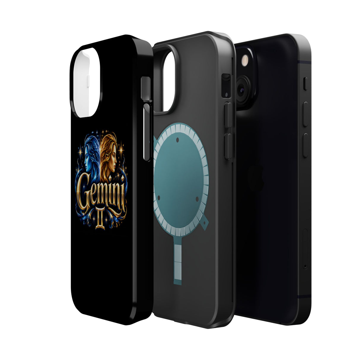 Gemini Zodiac Magnetic Impact-Resistant Phone Case