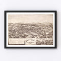Vintage Map of Terryville, Connecticut 1894