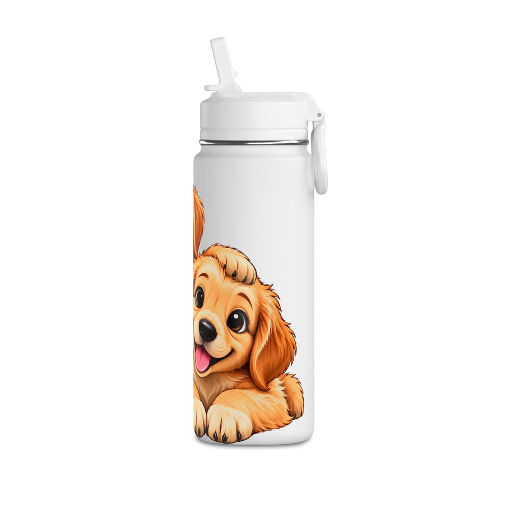 Golden Retriever Puppies Mini Water Bottle