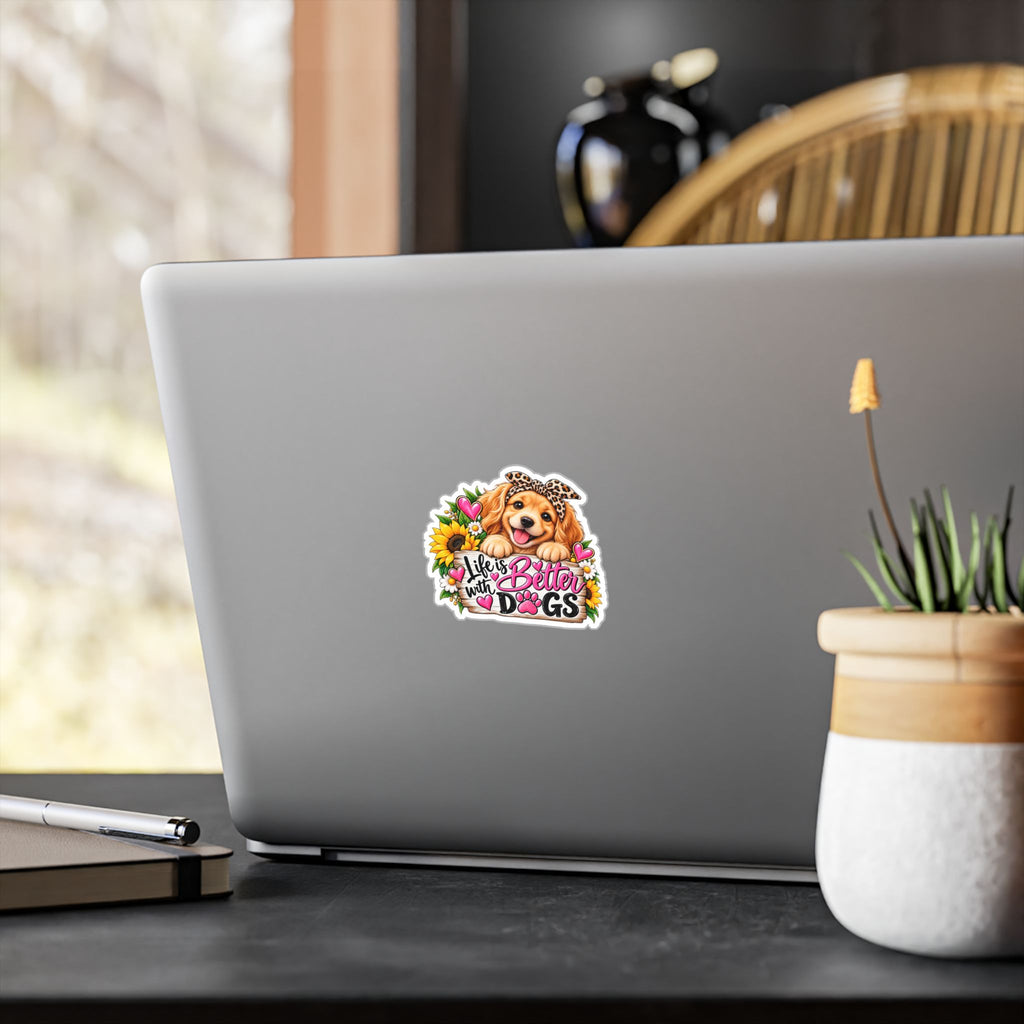 Life Is Better With Dogs Vinyl Decals