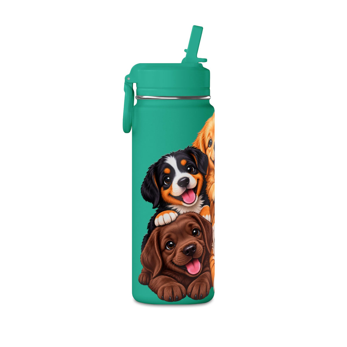 Dog Lover Water Bottle – 20oz Puppy Pack Design