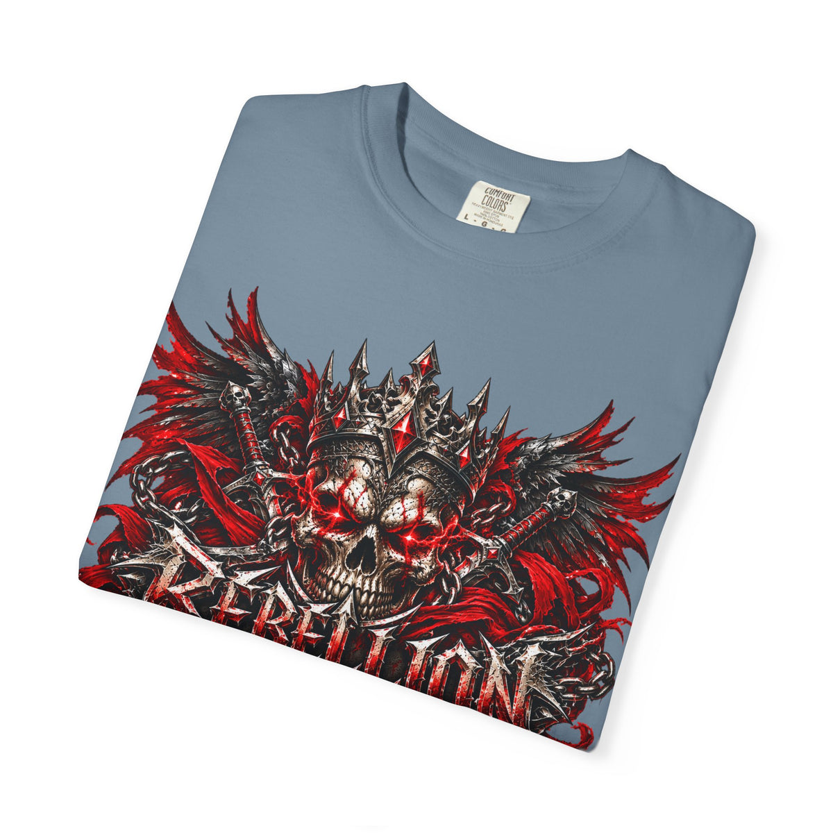 Rebellion Skull Graphic T-Shirt