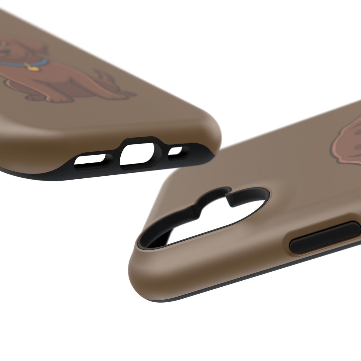 Chocolate Labrador Phone Case — Cute Dog Impact‑Resistant iPhone Cover