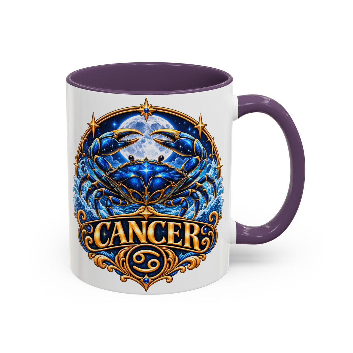 Cancer Zodiac Coffee Mug — Astrology Crab Horoscope Gift (11/15 oz)