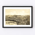 Vintage Map of Brewster, New York 1887