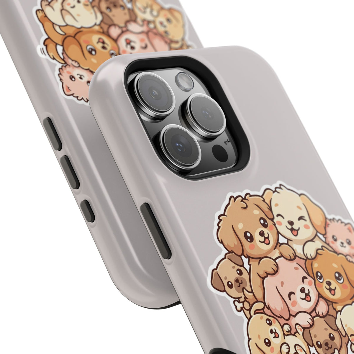 Cute Puppy Pile Magnetic Impact-Resistant Phone Case