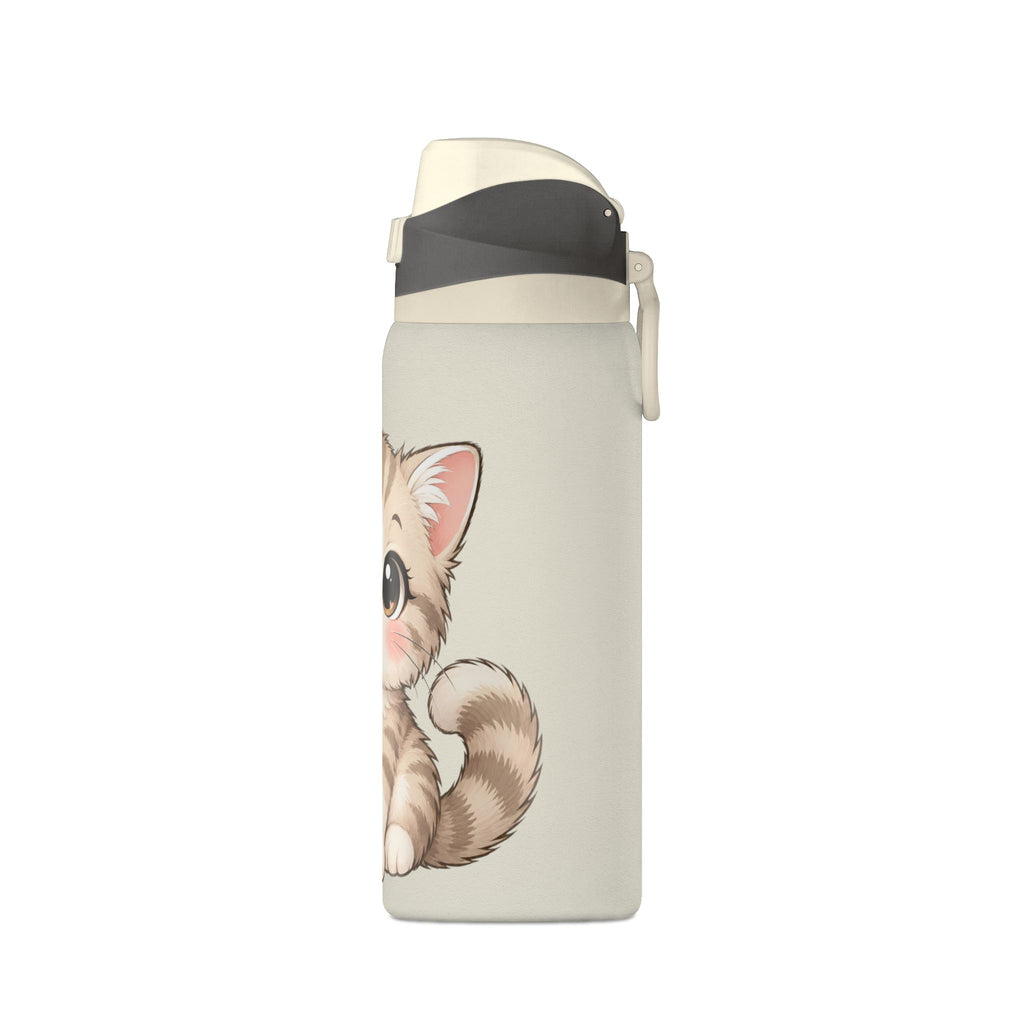 32oz Insulated Water Bottle – Cute Kitten Design