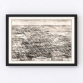 Vintage Map of Anniston, Alabama 1903