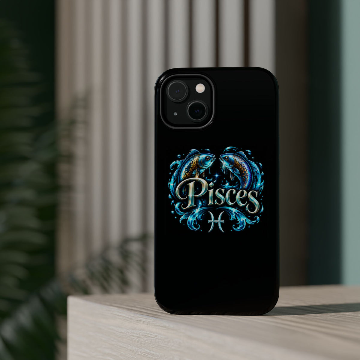 Pisces Magnetic Impact-Resistant Phone Case — Zodiac Fish Astrology Design