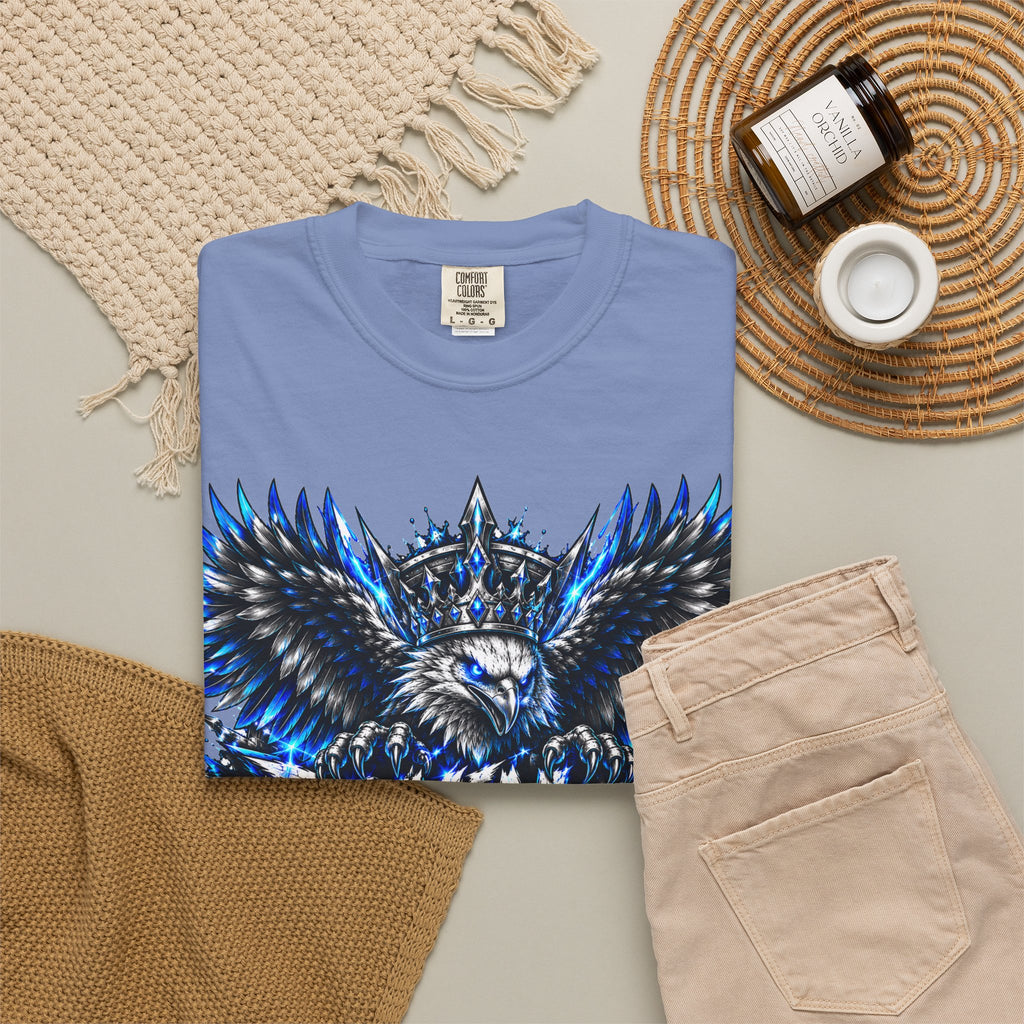 Dominate Eagle Graphic T-Shirt — Bold Crowned Eagle Design