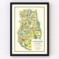 Vintage Map of Mendoza, 1933