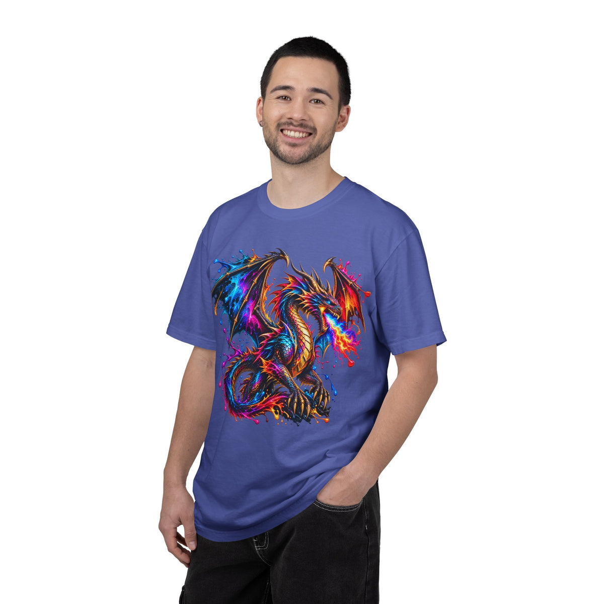 Vibrant Watercolor Dragon T-Shirt