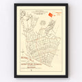 Vintage Beverly Hills, CA Street Map 1926