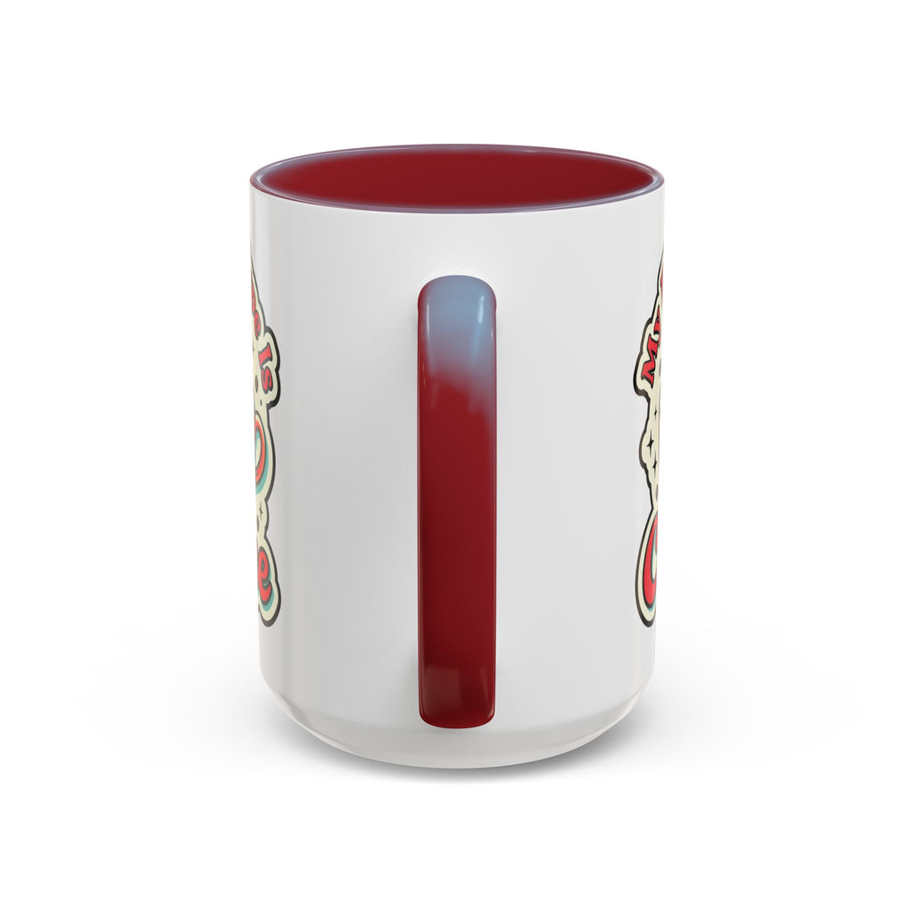 Coffee Mug - "My Blood Type Is Coffee" Accent Ceramic Mug (11oz & 15oz)