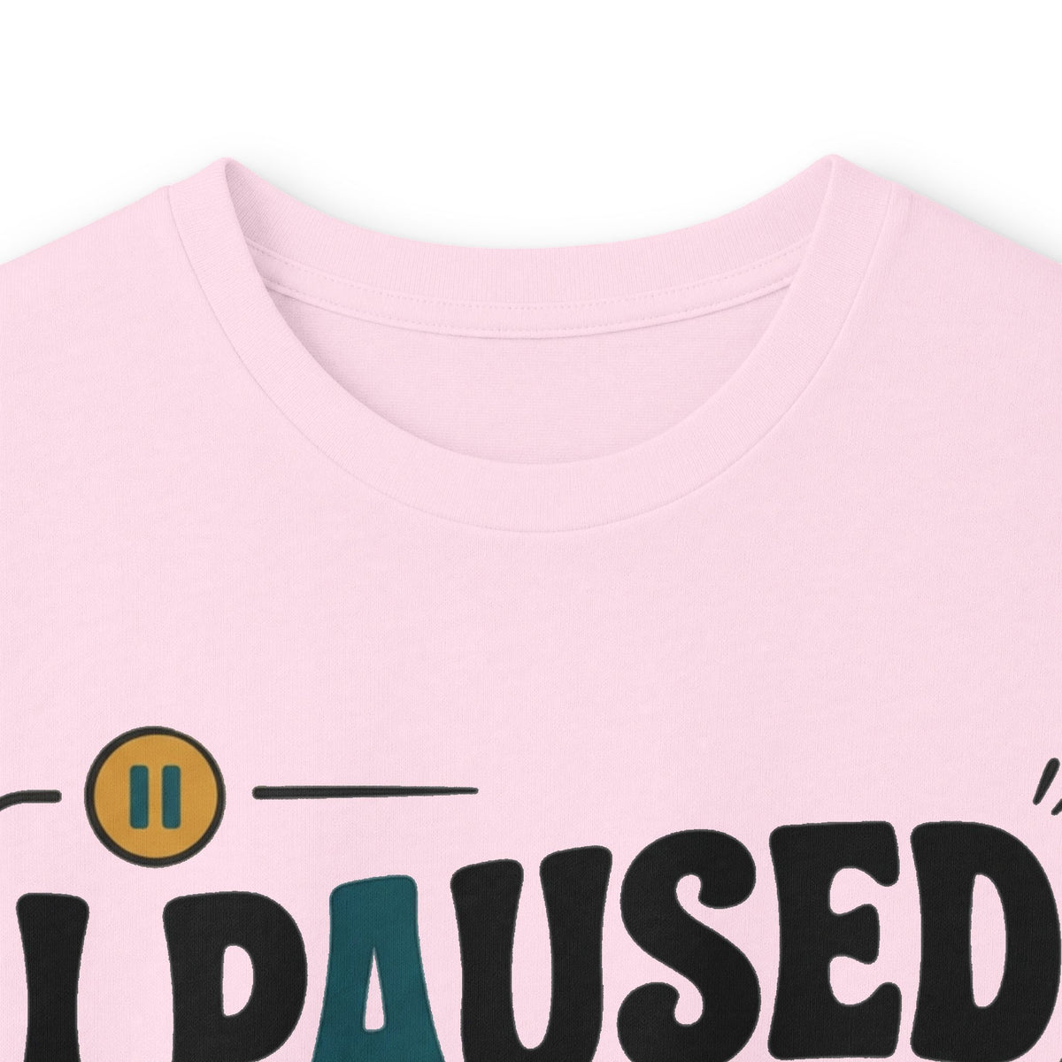 Long Sleeve Tee — "I Paused My Life For This" Retro Graphic