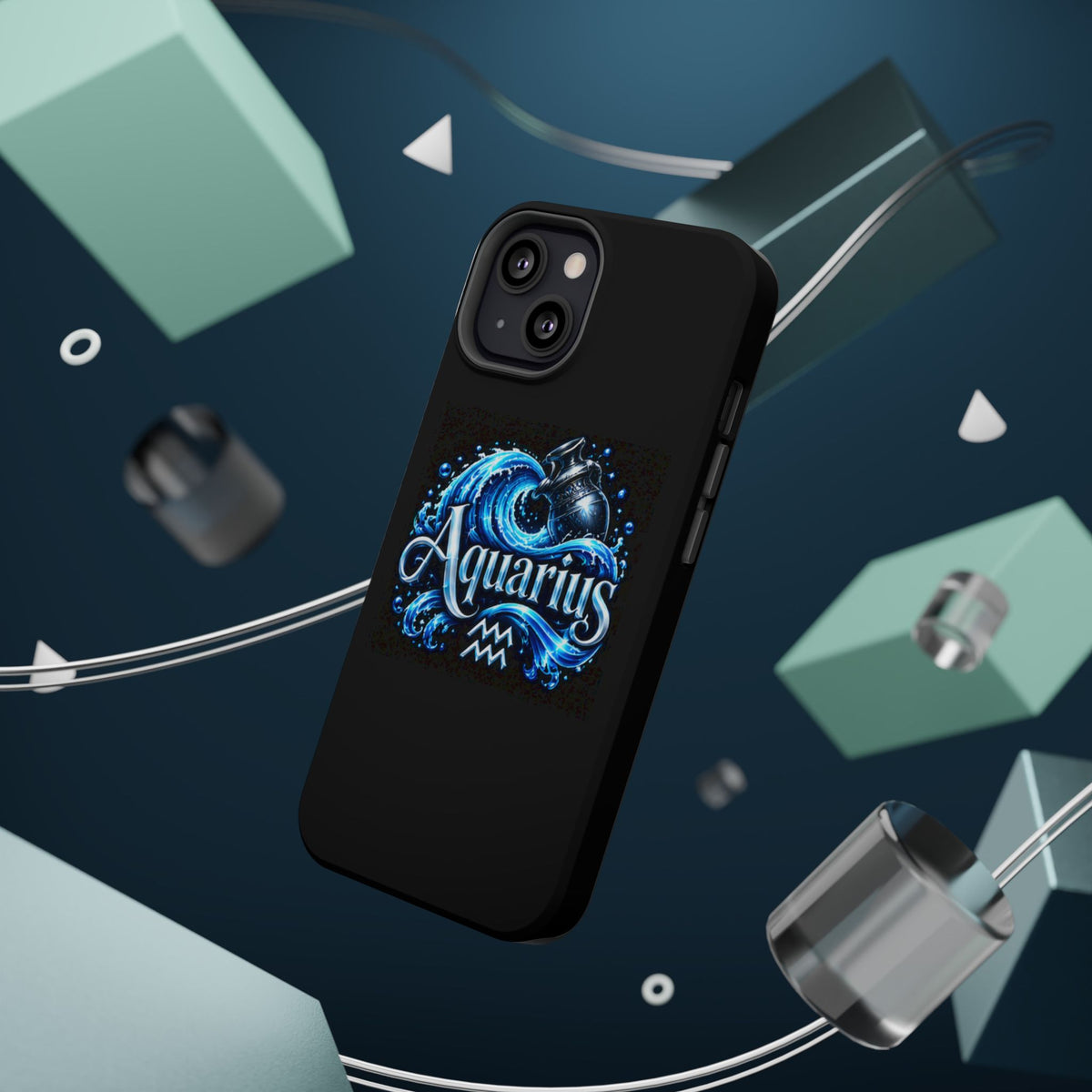 Aquarius Zodiac Magnetic Impact-Resistant Phone Case