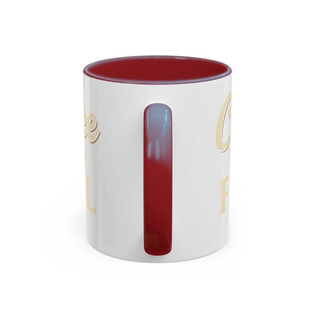 Coffee Is My Fuel Accent Coffee Mug — 11/15oz Ceramic Gift for Coffee Lovers