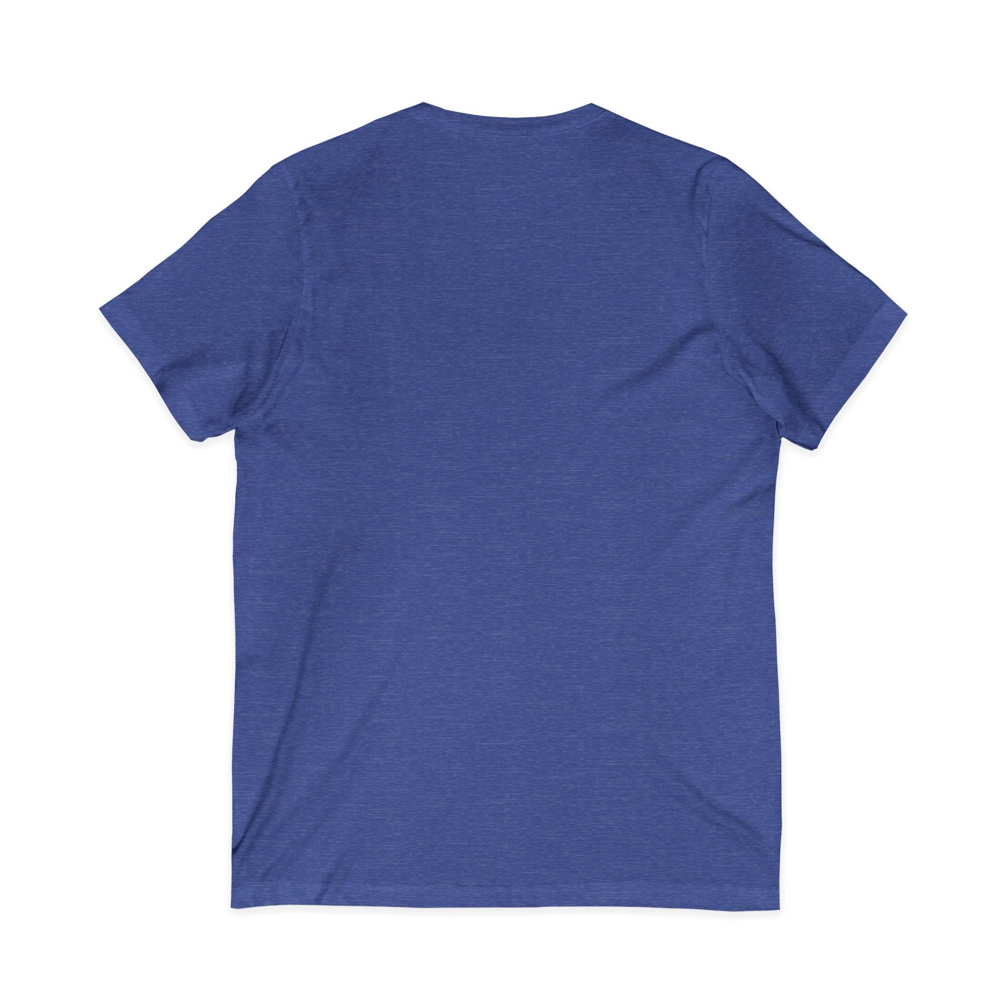 V-Neck Tee — Colorful Brushstroke Quote "To Avoid Criticism Say Nothing, Do Nothing, Be Nothing"