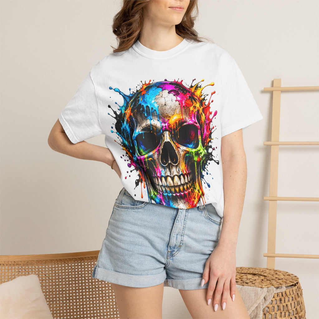 Color Splash Skull T-Shirt