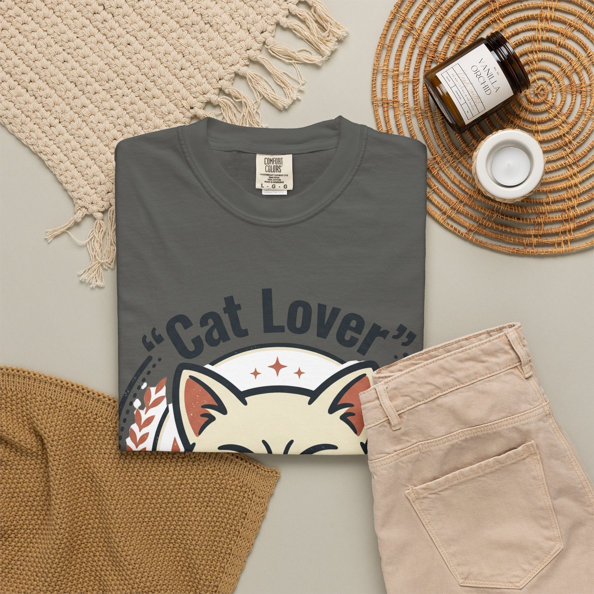 Cat Lover T-Shirt — "Proud & Purry" Retro Cat Graphic Tee