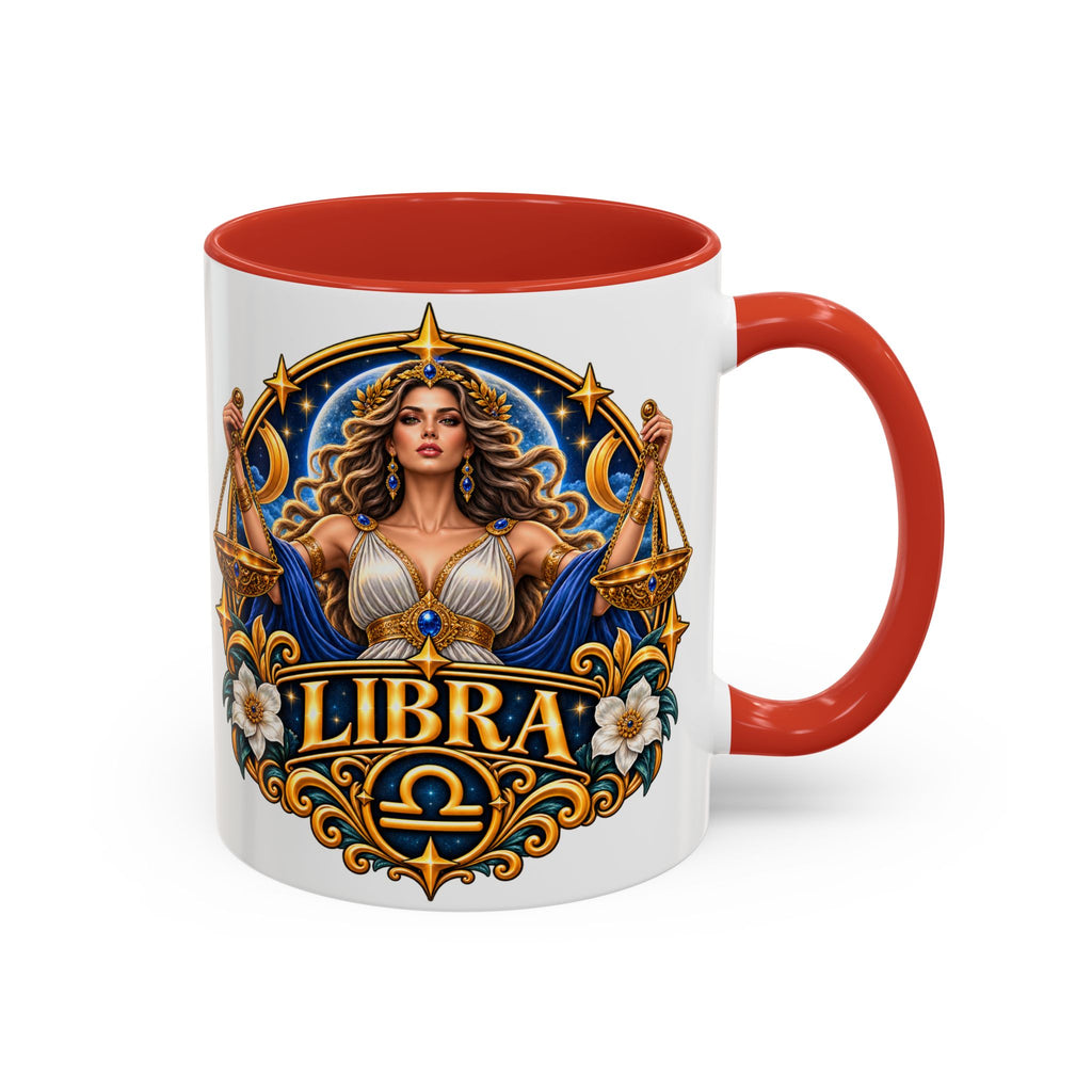 Libra Zodiac Coffee Mug – Elegant Horoscope Astrology Gift (11/15oz)
