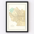 Vintage Map of Syracuse, New York 1895
