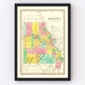 Vintage Map of Missouri 1831