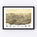 Vintage Map of Fort Plain, New York 1891
