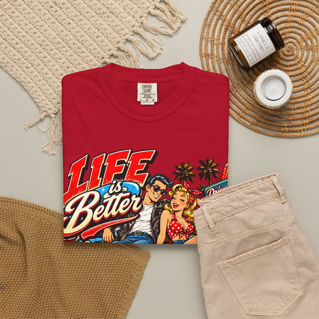 Life Is Better Drive-In Vintage T-Shirt