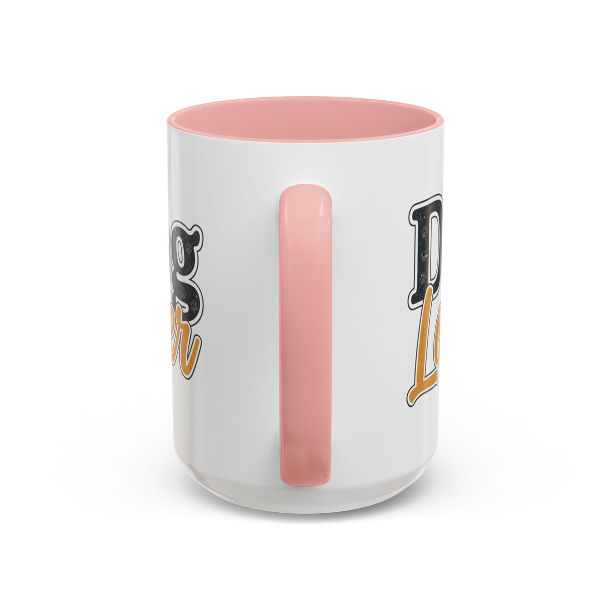 Dog Lover Accent Coffee Mug — 'Dog Lover' 11/15oz Ceramic Mug
