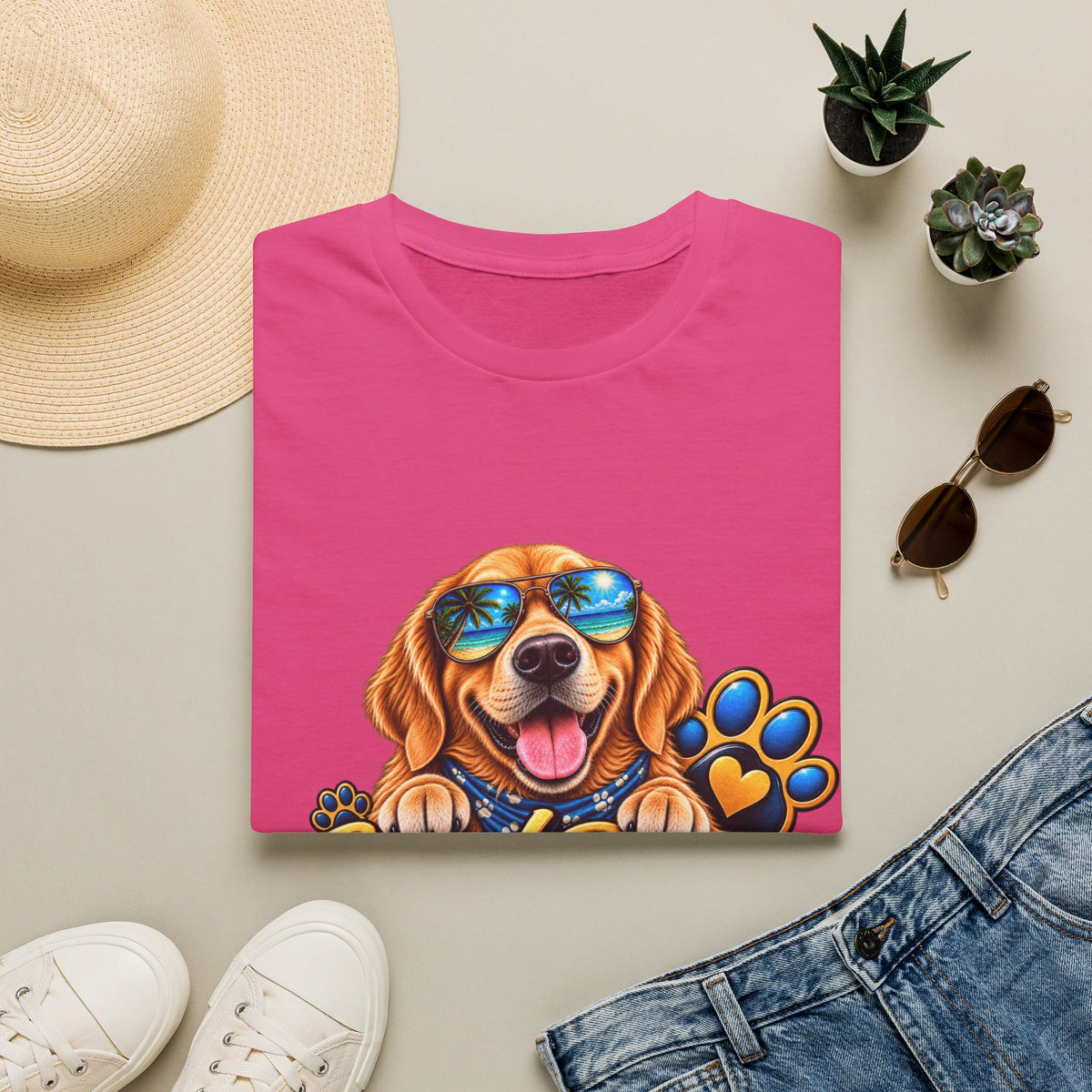 Good Dogs Make Life Better T-Shirt — Cute Golden Retriever Graphic Tee