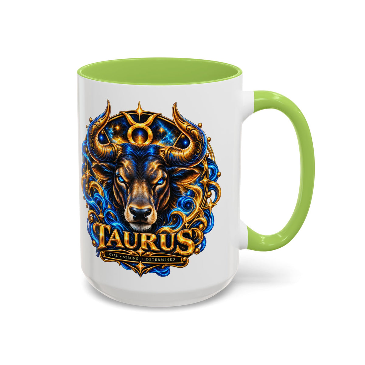 Taurus Coffee Mug — Zodiac Bull Accent Mug (11/15oz)