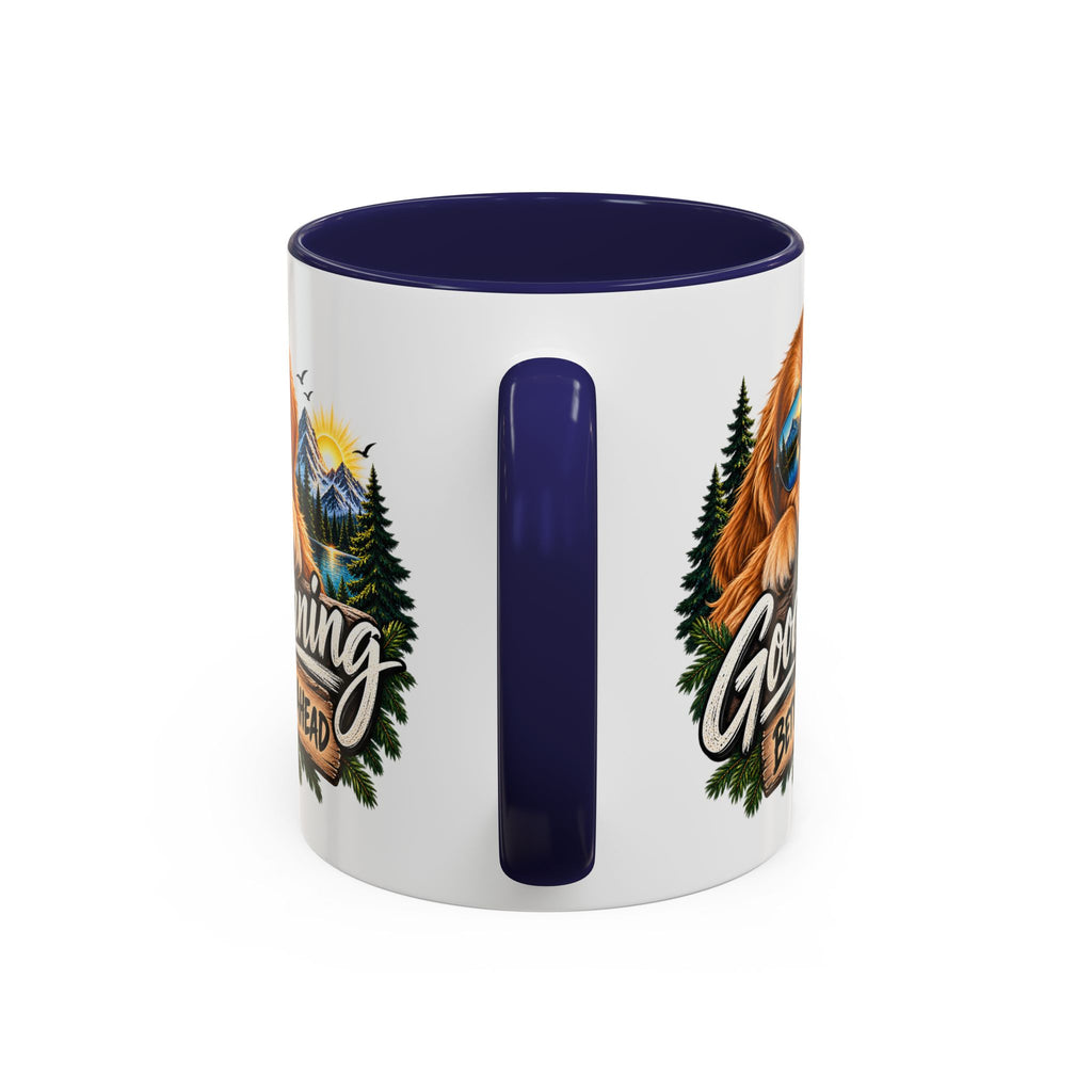 Good Morning Dog Coffee Mug — 'Good Morning, Better Days Ahead' Accent Mug