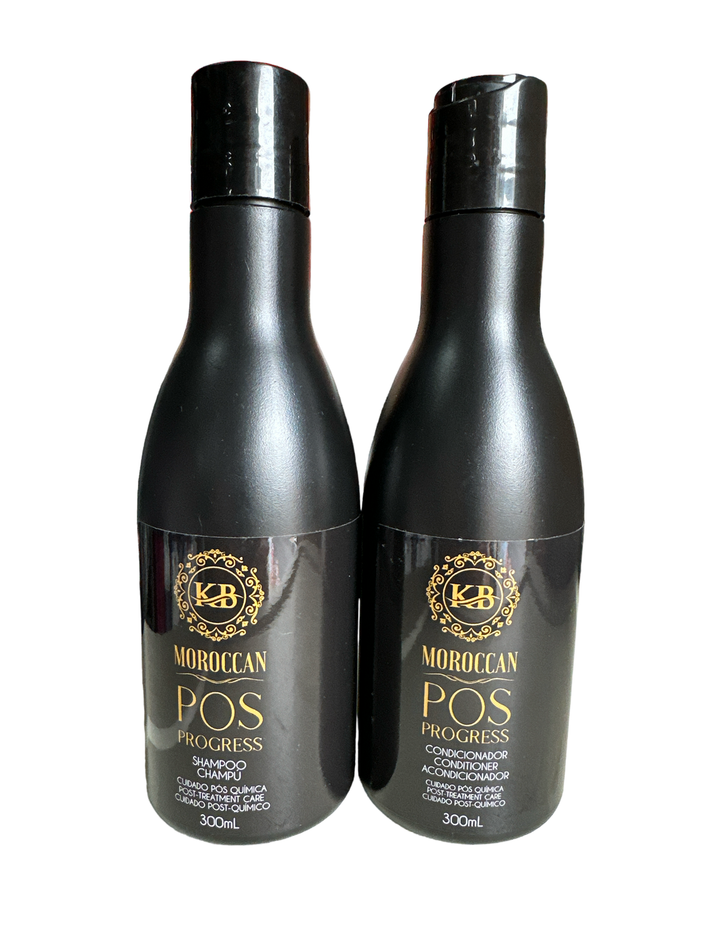 KB Moroccan Pos Progress Kit Nourishing Shampoo & Conditioner for Damaged Hair 300ml 10.1floz