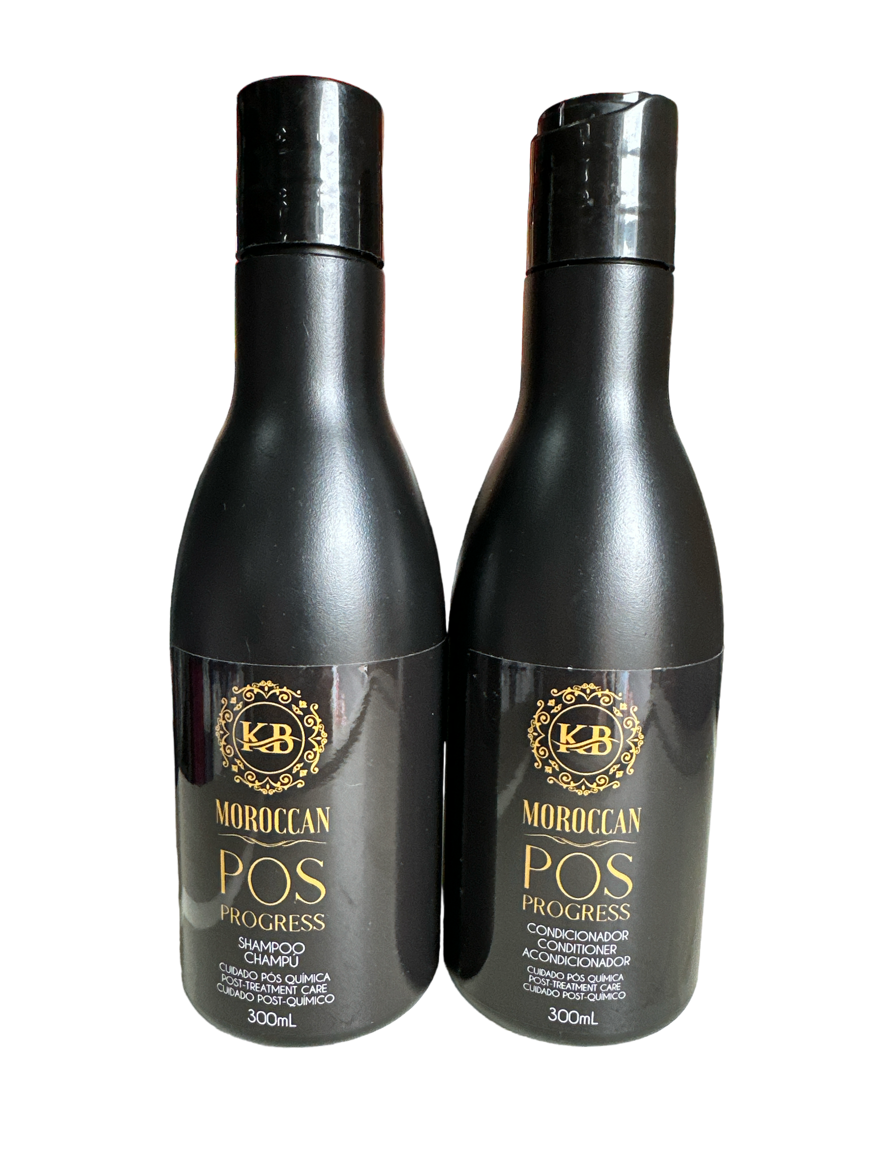 KB Moroccan Pos Progress Kit Nourishing Shampoo & Conditioner for Damaged Hair 300ml 10.1floz