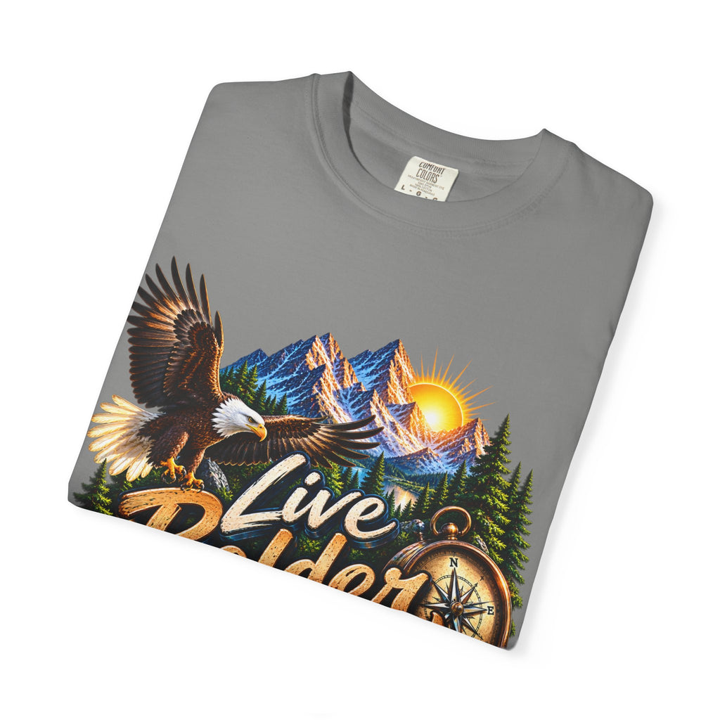 Adventure T-Shirt — "Live Bolder: Explore More, Stay Wild" Graphic Tee