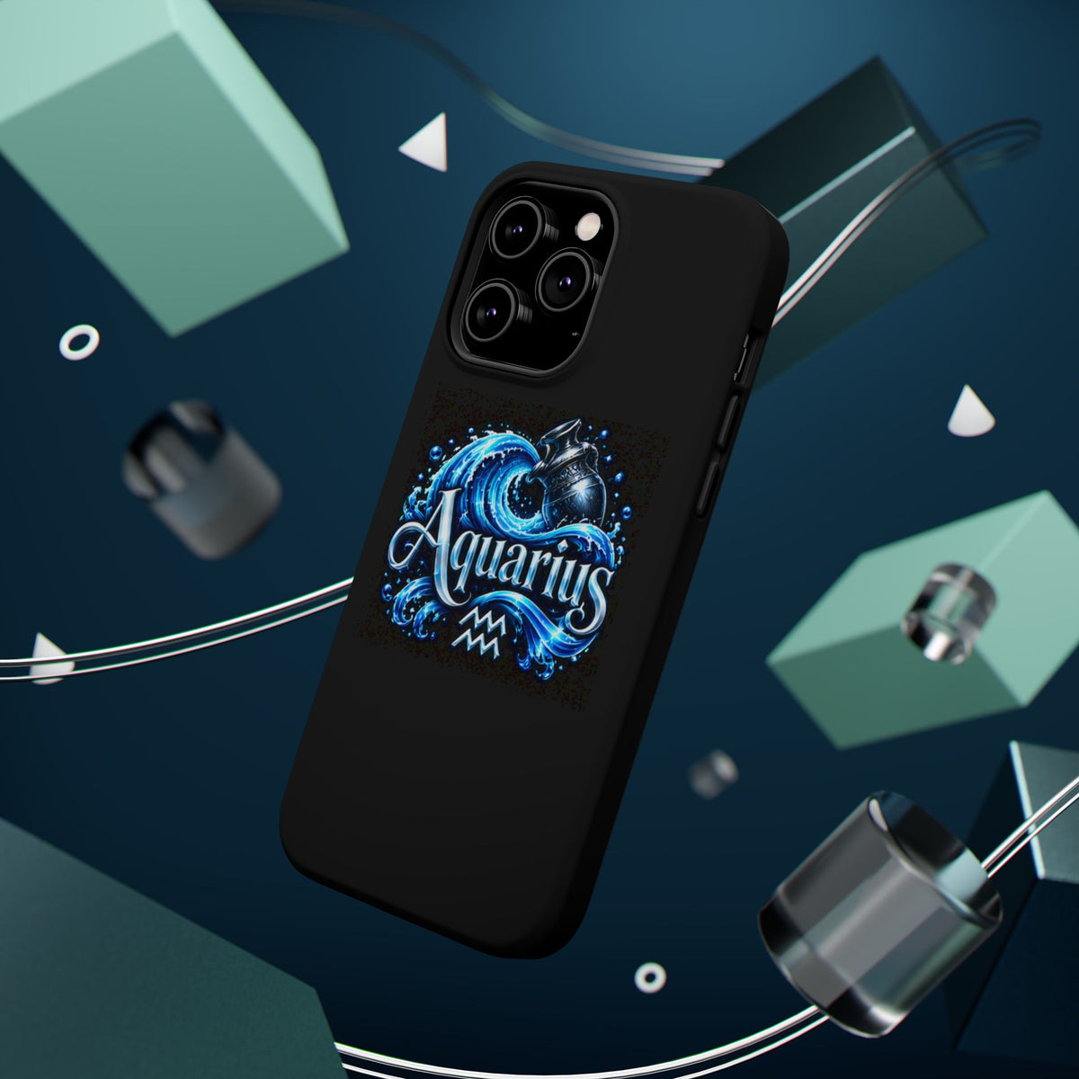 Aquarius Zodiac Magnetic Impact-Resistant Phone Case