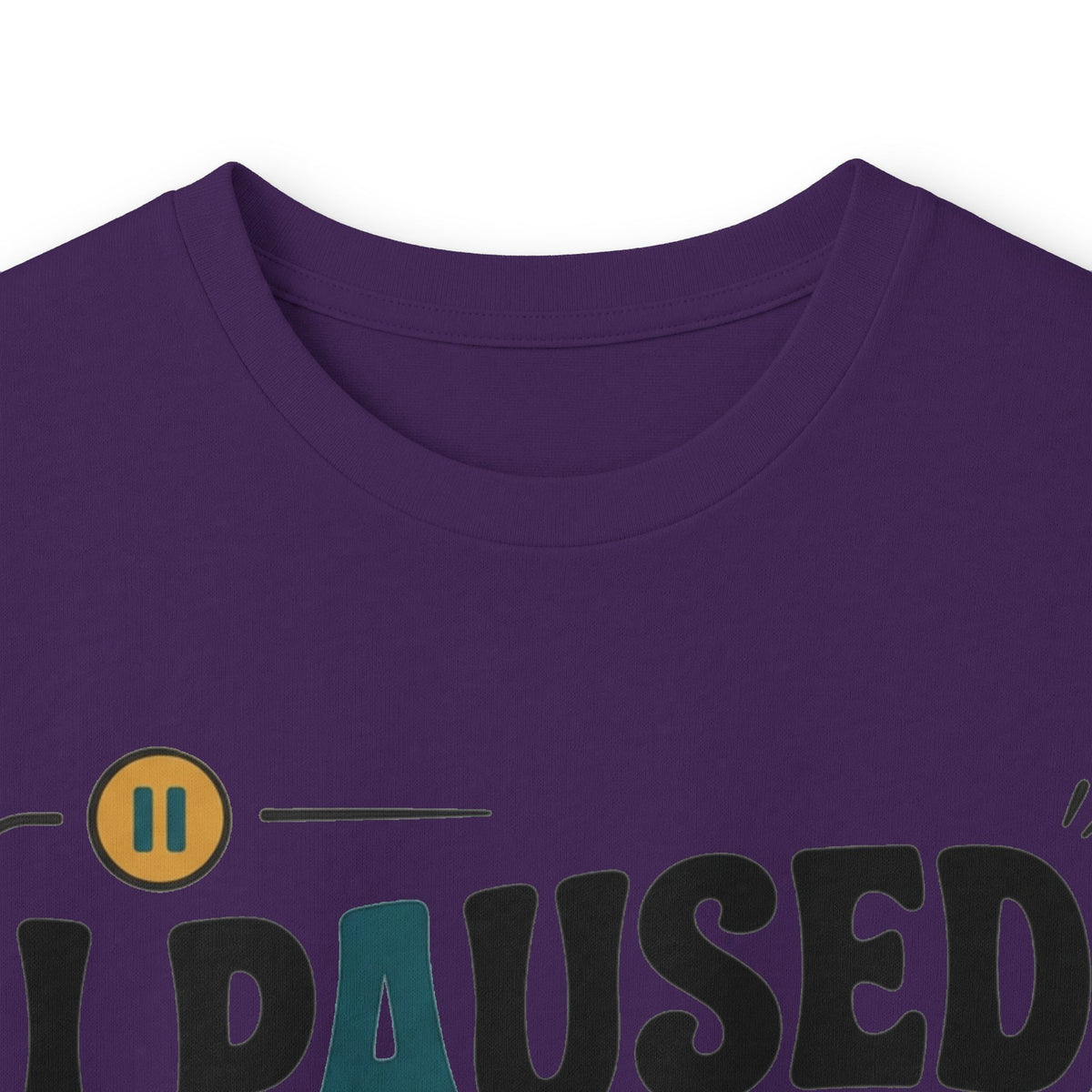 Long Sleeve Tee — "I Paused My Life For This" Retro Graphic