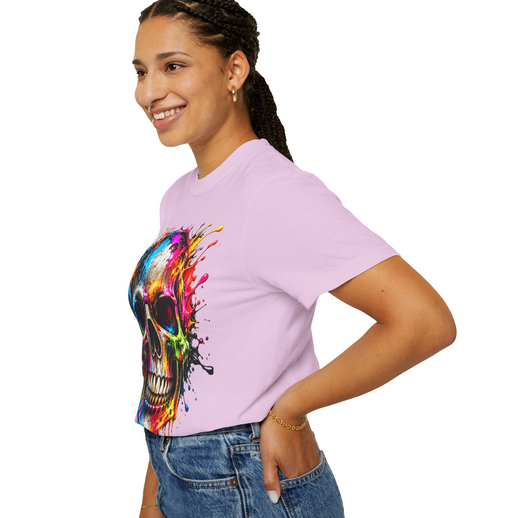 Color Splash Skull T-Shirt