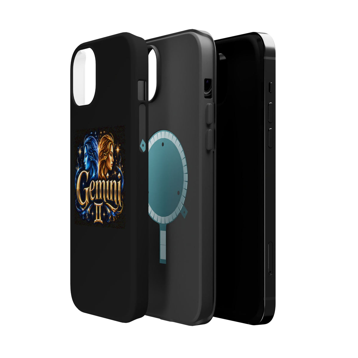 Gemini Zodiac Magnetic Impact-Resistant Phone Case