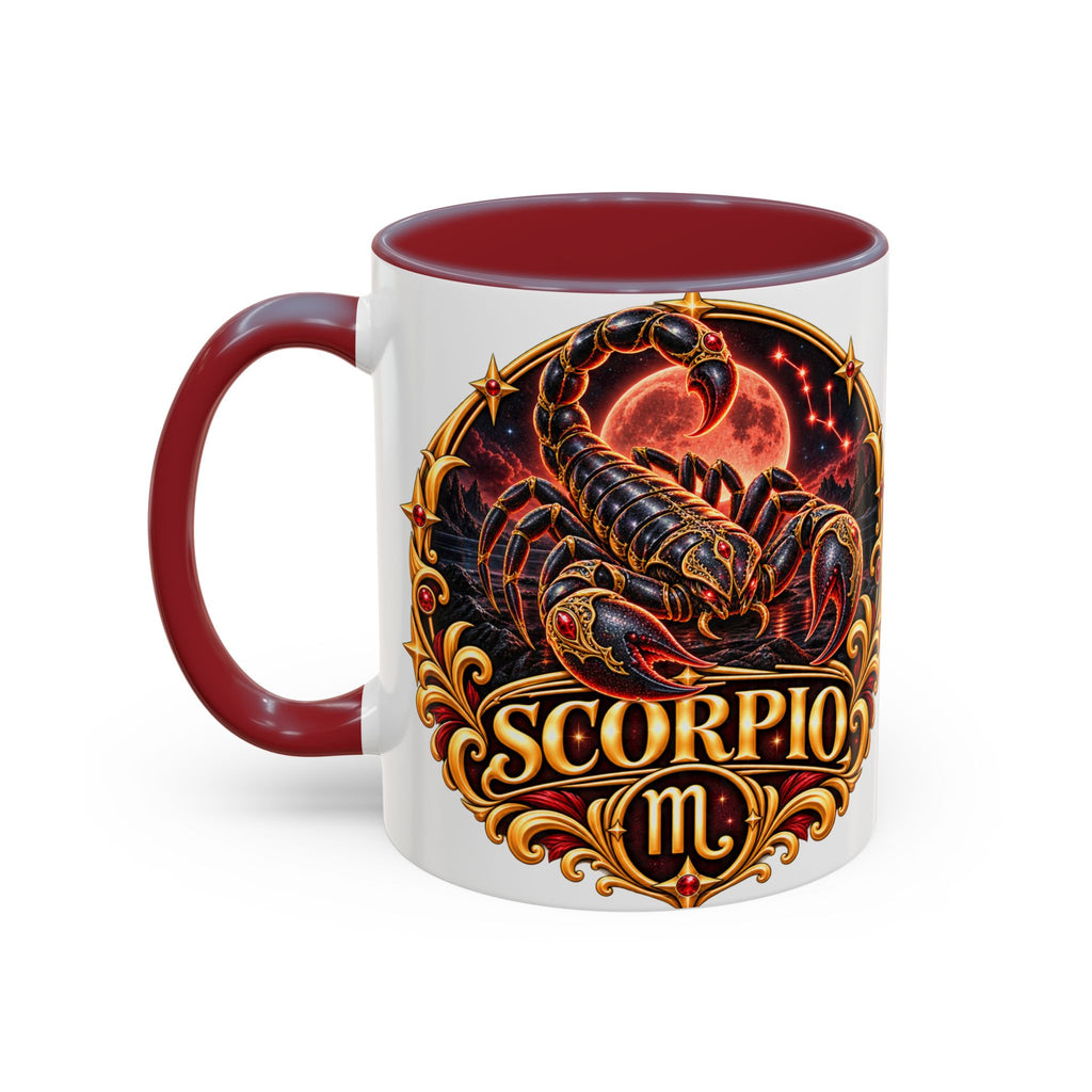 Scorpio Zodiac Coffee Mug — Bold Scorpion Astrology Design (11/15oz)