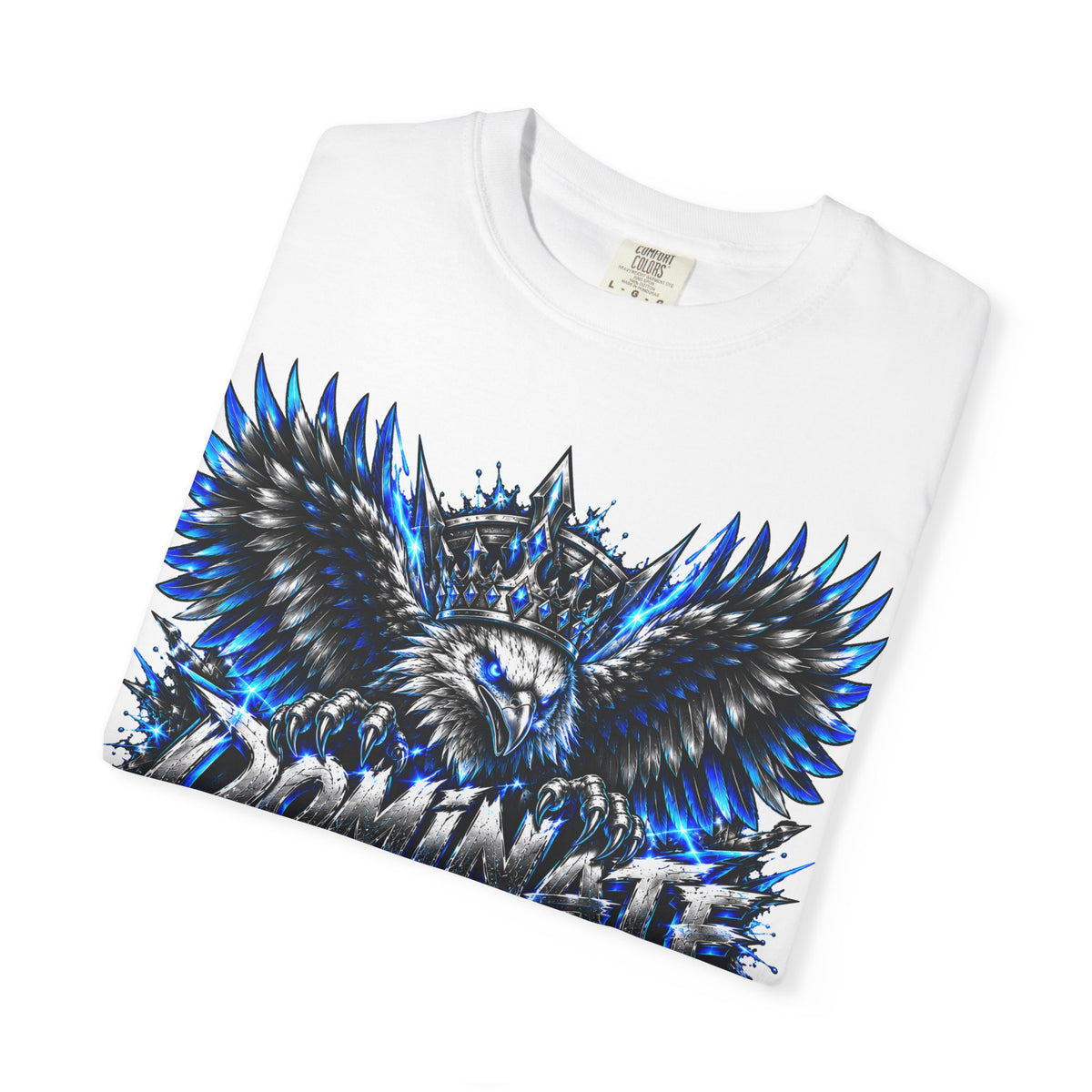 Dominate Eagle Graphic T-Shirt — Bold Crowned Eagle Design