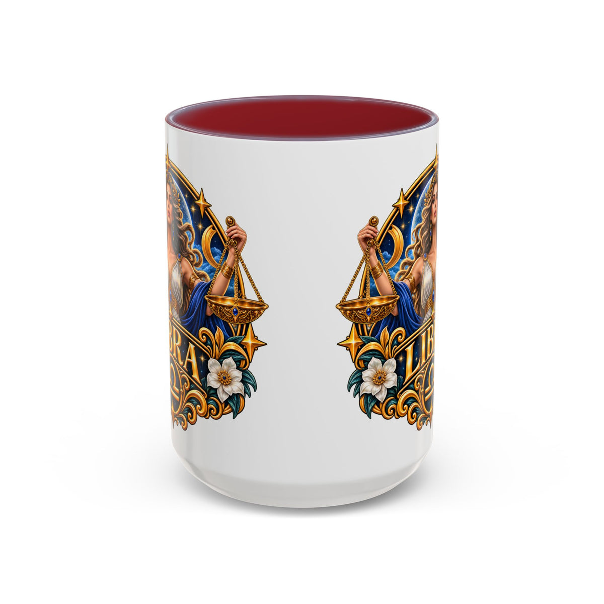 Libra Zodiac Coffee Mug – Elegant Horoscope Astrology Gift (11/15oz)