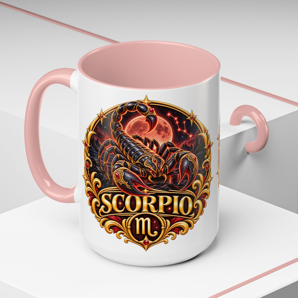 Scorpio Zodiac Coffee Mug — Bold Scorpion Astrology Design (11/15oz)