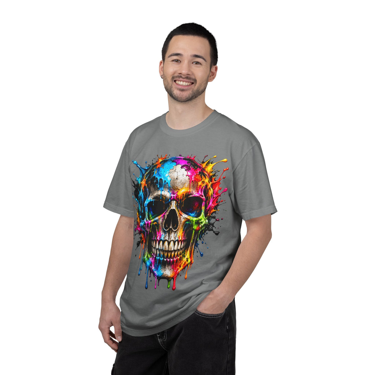 Color Splash Skull T-Shirt