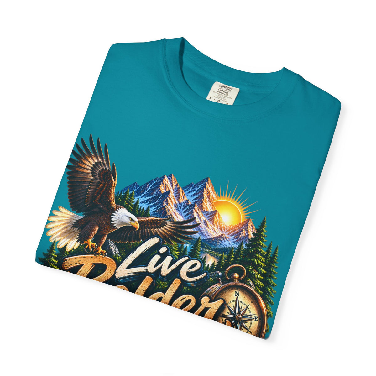 Adventure T-Shirt — "Live Bolder: Explore More, Stay Wild" Graphic Tee