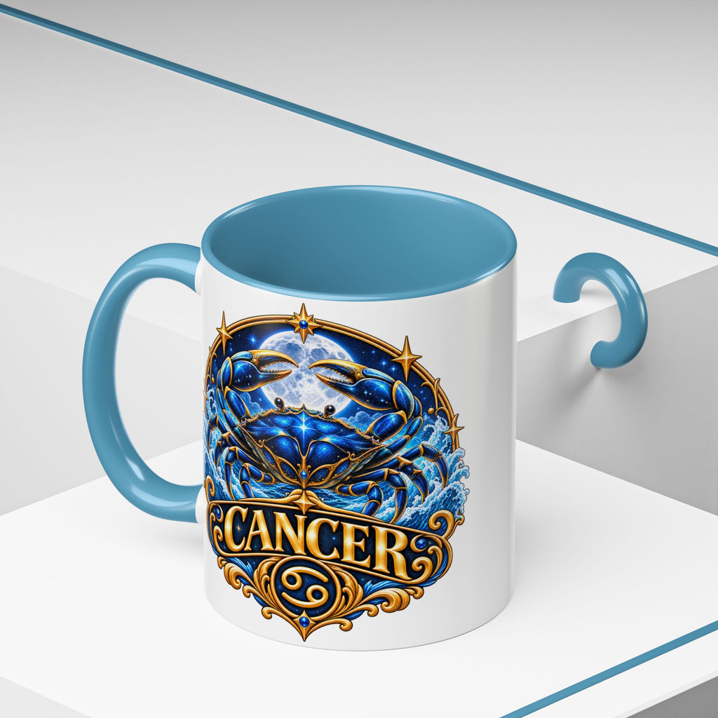 Cancer Zodiac Coffee Mug — Astrology Crab Horoscope Gift (11/15 oz)