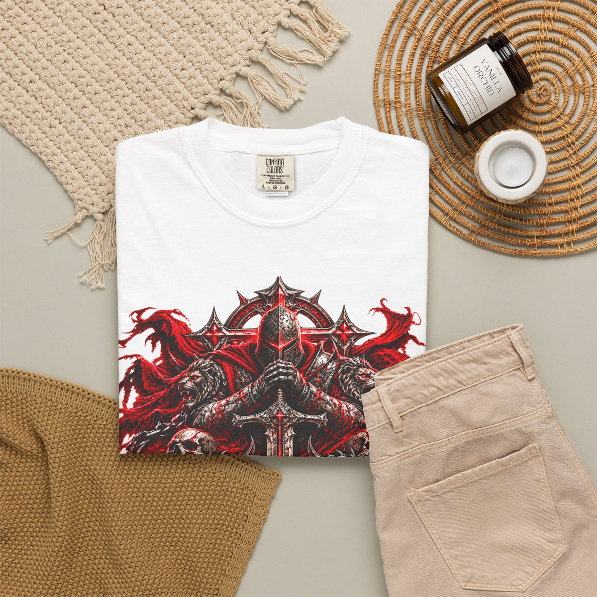 Discipline Metal Tee — Gothic Sword Graphic T-Shirt