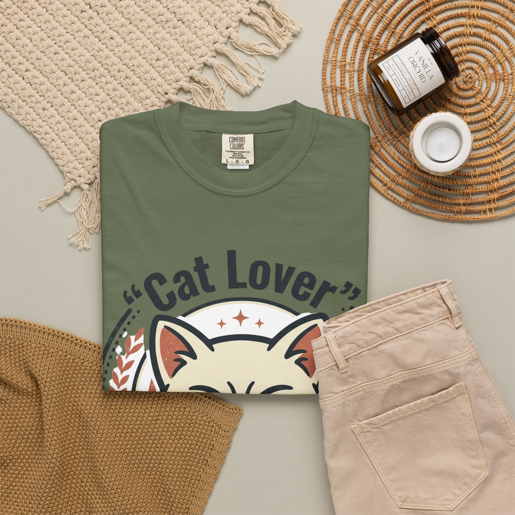 Cat Lover T-Shirt — "Proud & Purry" Retro Cat Graphic Tee