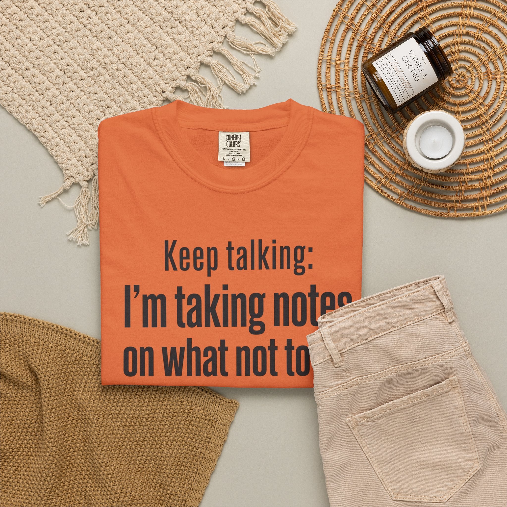 Taking Notes on What Not to Do T-Shirt